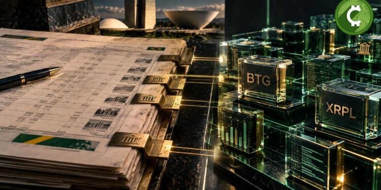 CSD BR replica en XRP Ledger fondos reales de BTG Pactual