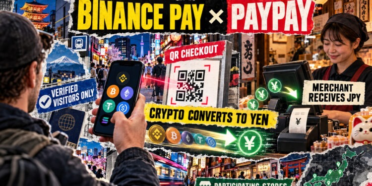 PayPay permite a visitantes pagar en Japón con cripto vía Binance Pay