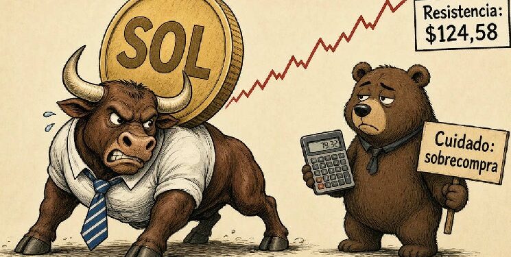 Solana (SOL) sube un 1,57% y consolida sus medias móviles