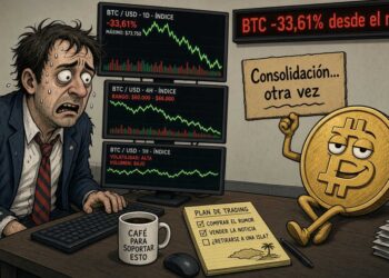 Bitcoin consolida en USD 83.753 con volumen 29,8% superior