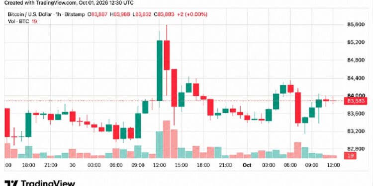 Bitcoin ronda los 84.000 dólares, pero los osciladores frenan el avance