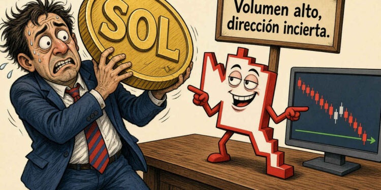 Solana cotiza a USD 118,17 el 2 de octubre y supera el volumen medio