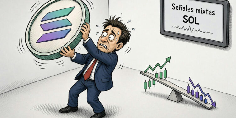 Solana cae un 3,21% y pone a prueba su soporte el 3 de octubre
