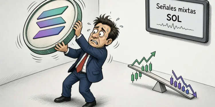 Solana cae un 3,21% y pone a prueba su soporte el 3 de octubre