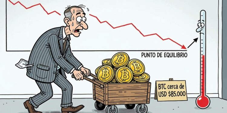 Glassnode: Bitcoin se acerca al equilibrio y sube la presión vendedora 1 Glassnode: Bitcoin se acerca al equilibrio y sube la presión vendedora