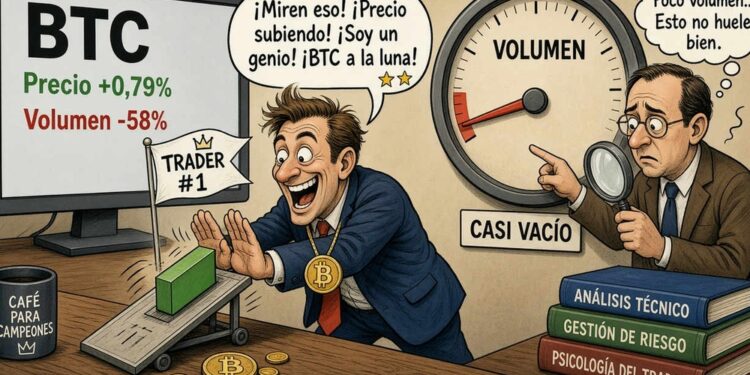 Bitcoin sube un 0,79% con señales técnicas mixtas
