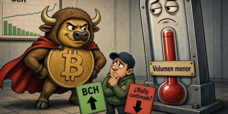 Bitcoin Cash registra un 2,29% diario, con señales técnicas mixtas