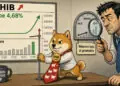 SHIB sube 4,68% hasta USD 0,0000059 pese al bajo volumen