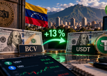 La brecha entre el dólar BCV y el USDT roza el 13% en Venezuela