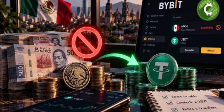 Bybit convierte automáticamente los pesos mexicanos a USDT