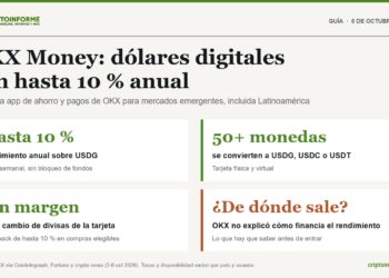 OKX Money ofrece hasta 10% anual en USDG, pero con condiciones