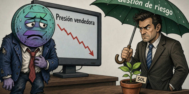 Solana (SOL) cae 2,92% bajo presión vendedora el 7 de octubre