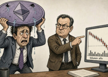 Ethereum cae un 4,97% el 7 de octubre y pone a prueba soportes clave