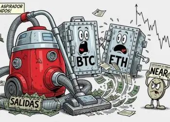 ETF de Bitcoin registran mayor salida desde junio: USD 487 millones
