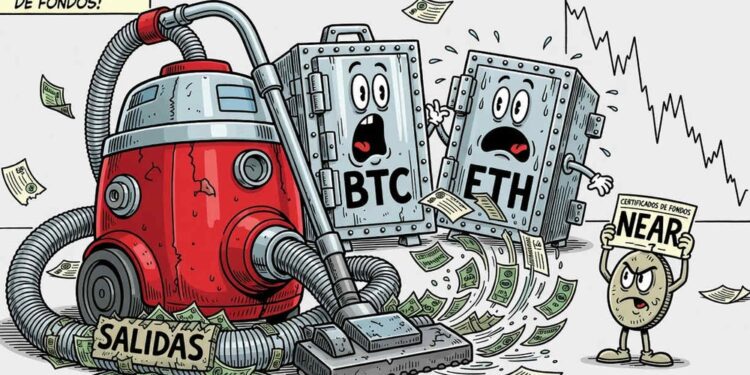 ETF de Bitcoin registran mayor salida desde junio: USD 487 millones