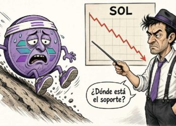 Solana (SOL) cae 8,15% el 8 de octubre de 2026 y prueba soportes