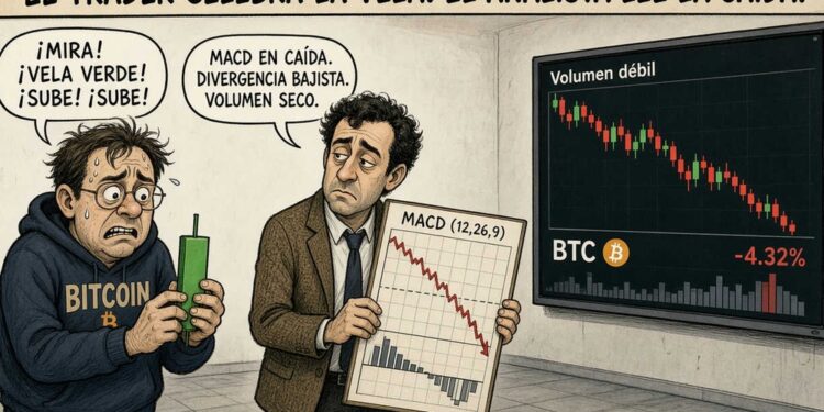 Bitcoin (BTC) rebota un 0,71%, pero persisten señales bajistas