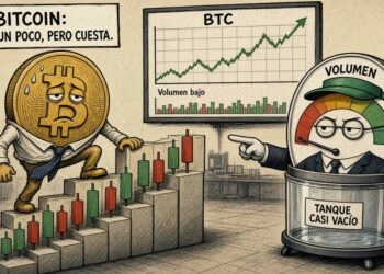 Bitcoin rebota un 0,94% pese al bajo volumen y señales mixtas