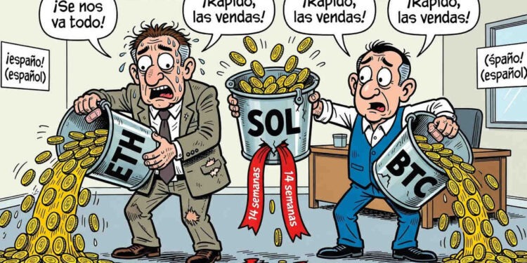 Los ETF de ETH suman nueve días de salidas y SOL corta su racha récord 1 Los ETF de ETH suman nueve días de salidas y SOL corta su racha récord