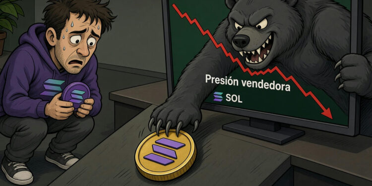 Solana cae 5,13% hasta 107,04 dólares y pone a prueba soportes