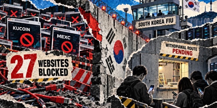 Corea del Sur bloquea a usuarios cripto: 27 webs quedan inaccesibles