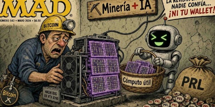 Pearl lleva minería de Bitcoin al cómputo para IA, pero PRL se diluye