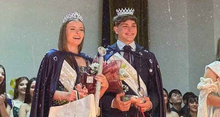 Solana Krieger y Enzo Gutiérrez, reyes departamentales de Posadas