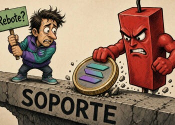 Solana cae un 2,5% y busca apoyo en los 101,85 dólares