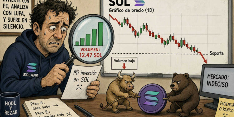 Solana (SOL) se debilita: vigilar USD 104,01 y USD 101,85