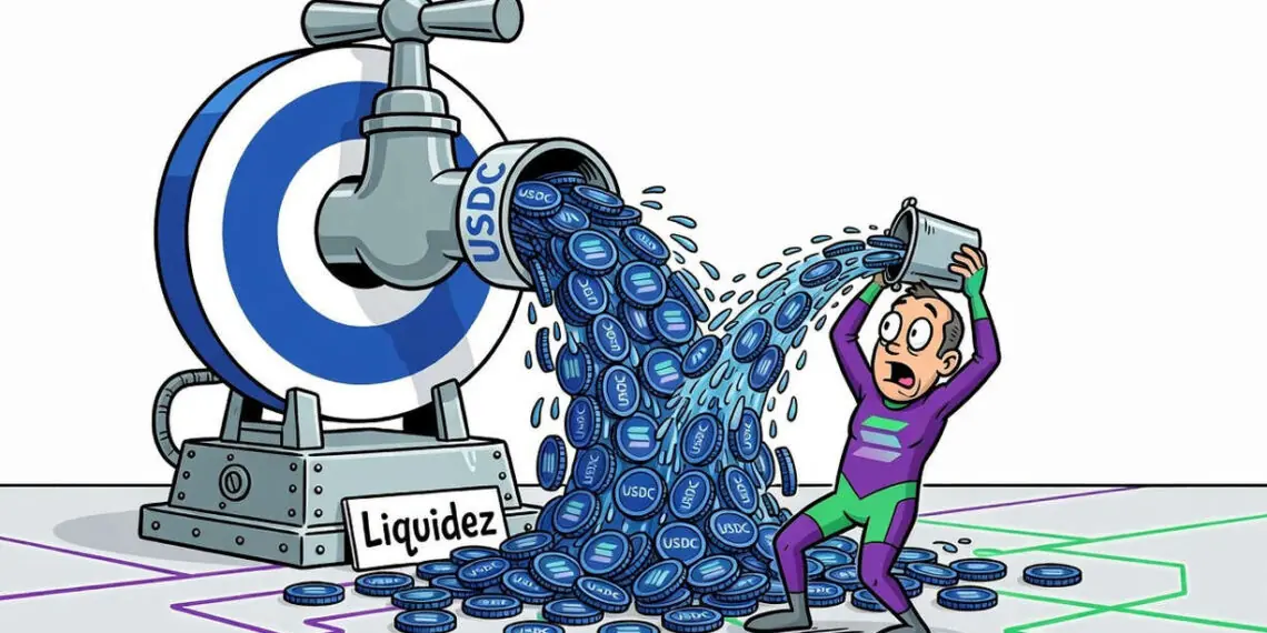 Circle acuñó cerca de 3.500 millones de USDC en Solana en 7 días