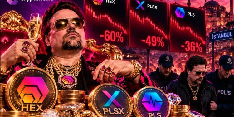 HEX cae casi un 60% tras reportarse la detención de Richard Heart
