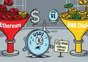 USD1 pierde USD 401 millones de capitalización en dos semanas