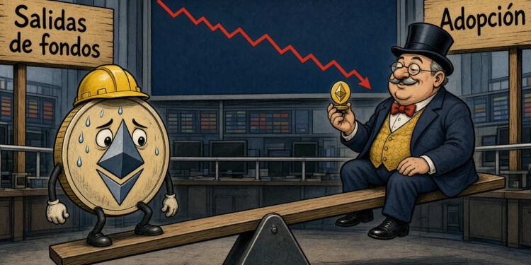 ETH sigue bajo presión pese a la llegada de JPM Coin a Ethereum