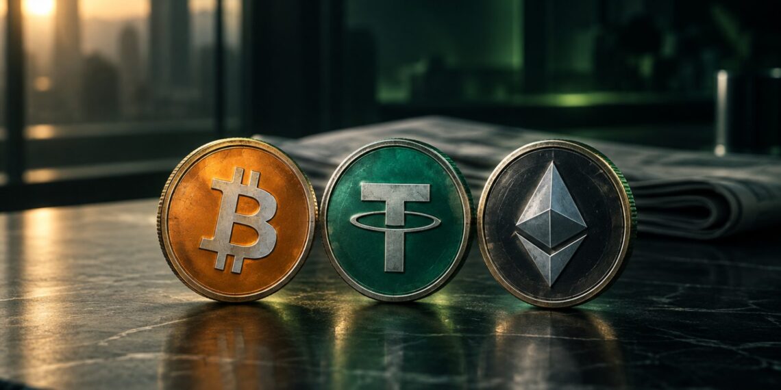ETF de bitcoin repuntan; Tether responde por Irán y MoneyGram