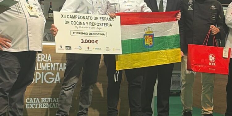 Cristian Solana e Igor González, campeones de España de cocina