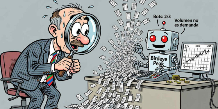 Birdeye lanza Peak por USD 799 y estima 80% de actividad bot en Solana