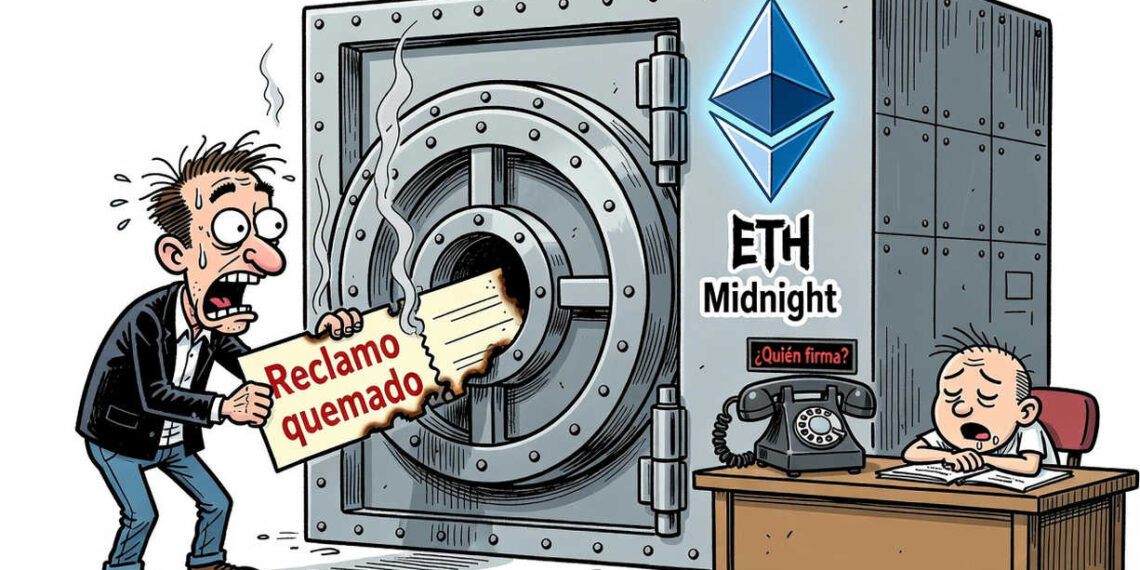 La bóveda de Ethereum de Midnight quema el reclamo antes del pago externo