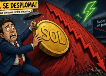 Solana cae un 1,96% y se acerca a un soporte clave el 22 de octubre