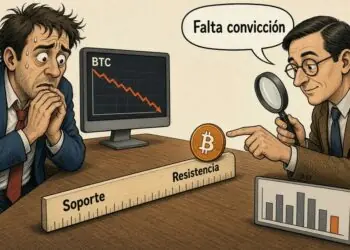 Bitcoin cae un 0,72% y pone sus soportes bajo presión