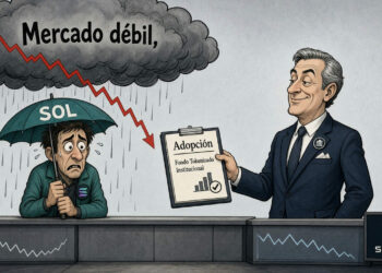 Solana cae 1,14% y cotiza bajo sus medias móviles