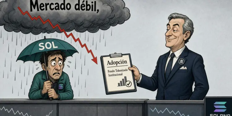 Solana cae 1,14% y cotiza bajo sus medias móviles