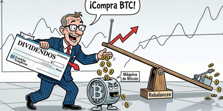 Franklin Templeton solicita dos ETF para reinvertir dividendos en BTC