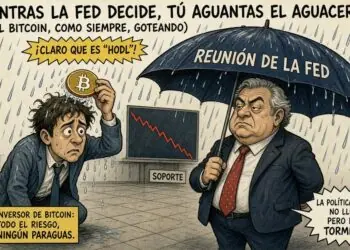 Bitcoin cae un 0,98% desde la apertura, pero supera el cierre previo