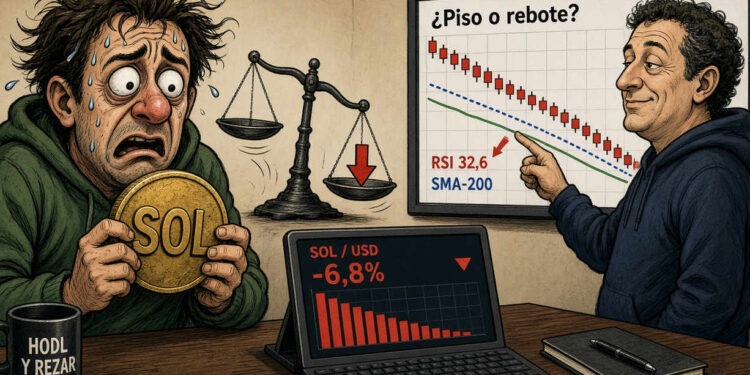 Solana cotiza por debajo de 100 dólares, pero supera la SMA-200 1 Solana cotiza por debajo de 100 dólares, pero supera la SMA-200