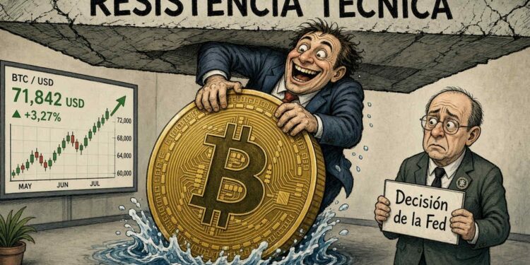 Bitcoin sube antes de la Fed, pero el bajo volumen limita el avance 1 Bitcoin sube antes de la Fed, pero el bajo volumen limita el avance