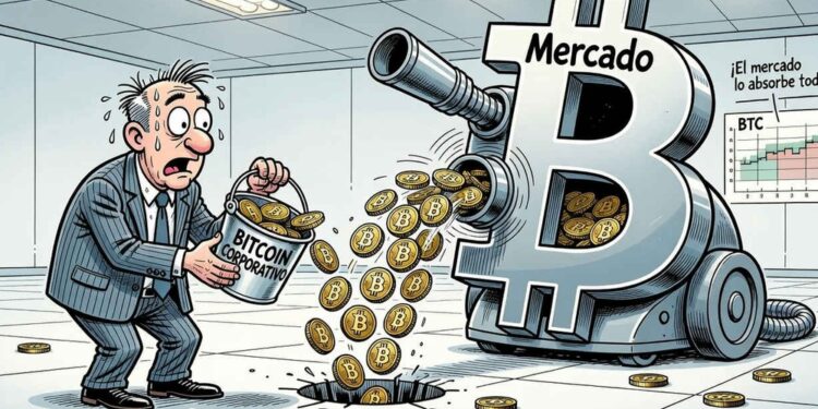 Doce empresas liquidaron sus tesorerías de Bitcoin con impacto limitado