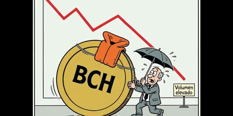 Bitcoin Cash cotiza a 276,69 dólares con caídas del 7,22% y 0,99%