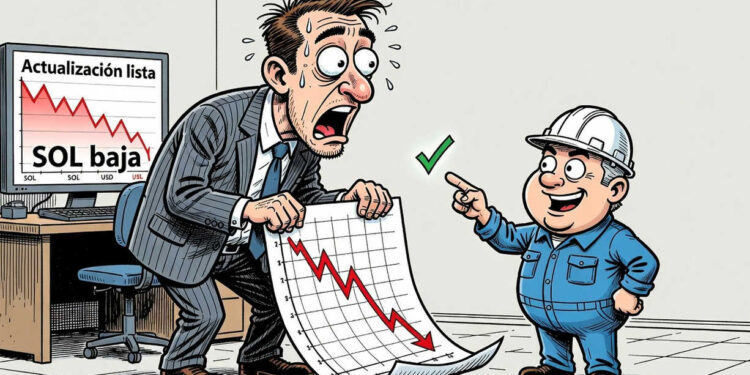 Solana (SOL) retrocede 3,88% desde apertura el 31 de octubre 1 Solana (SOL) retrocede 3,88% desde apertura el 31 de octubre