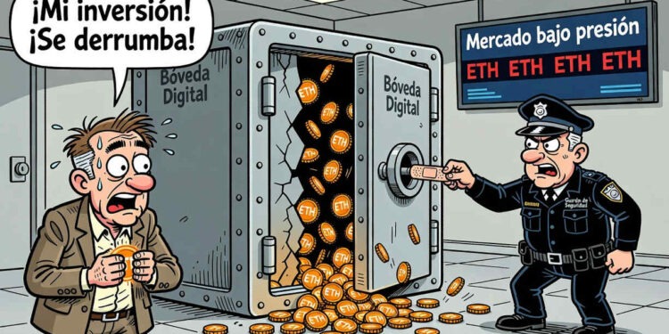 Ethereum cae un 3,51% tras el robo de más de 195.000 ETH de Binance