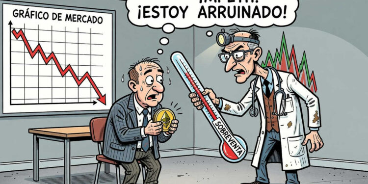 ETH: sobreventa y soporte en USD 2.200 ante una tendencia débil